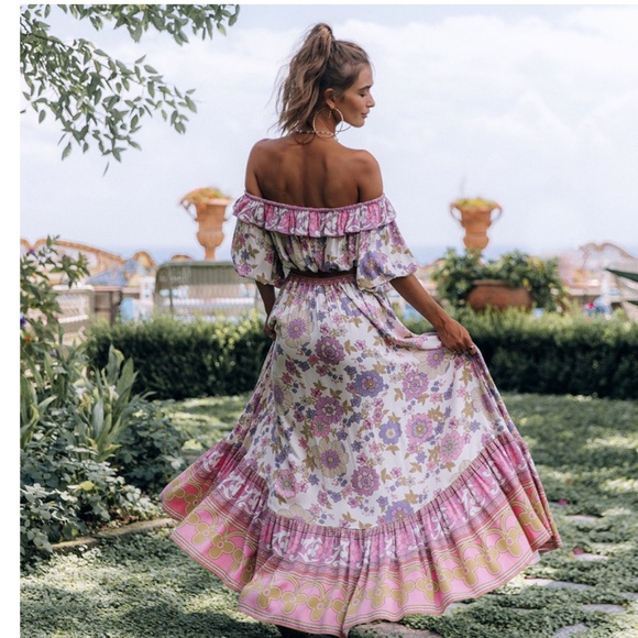 gypsy feel boho floral print crop blouse - Picture 4 of 16